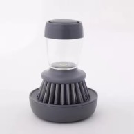 Automatic Liquid Dispenser Cleaner Palm Sponge Dish Cleaning Brush Pot